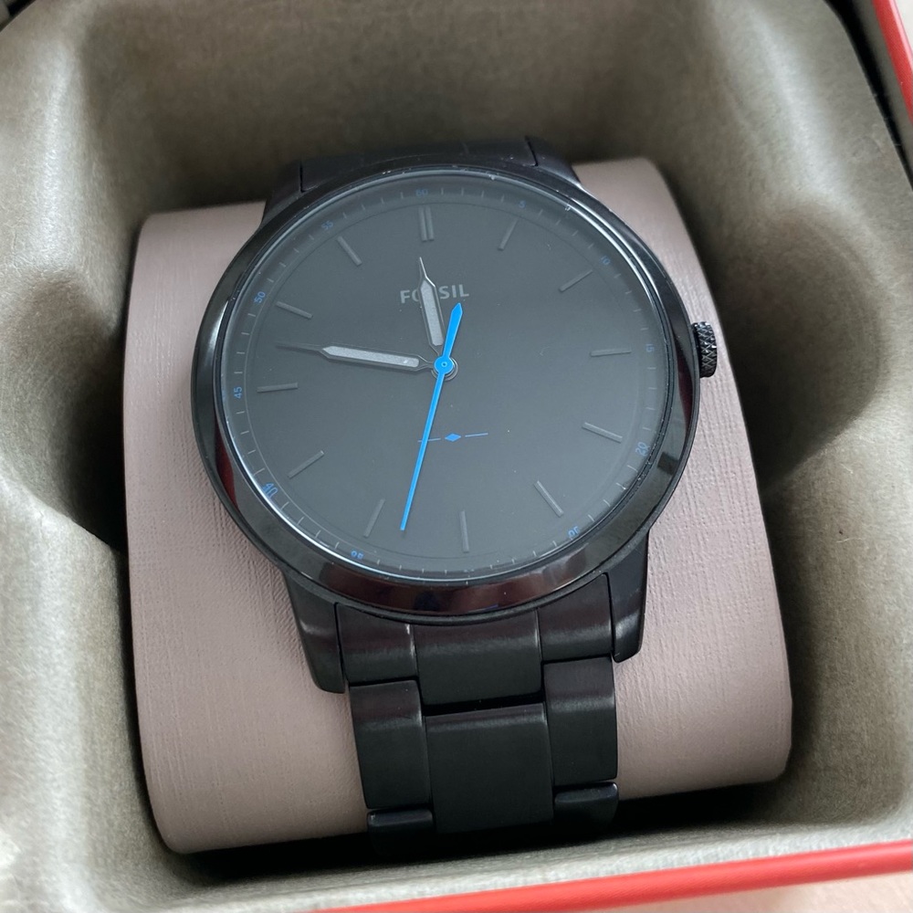 Fossil “The Minimalist” Men’s Black Watch